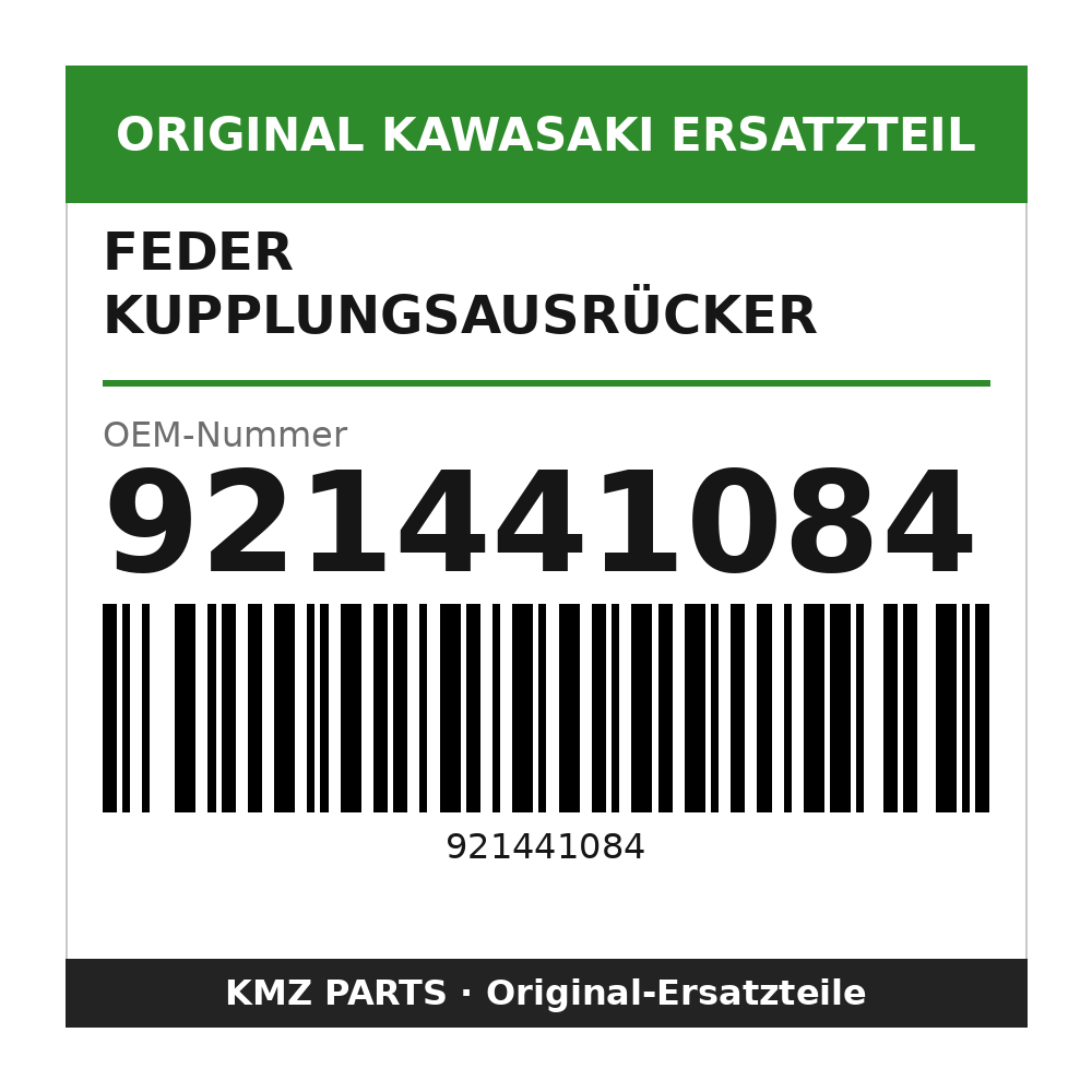 Kawasaki Feder Kupplungsausrücker 921441084