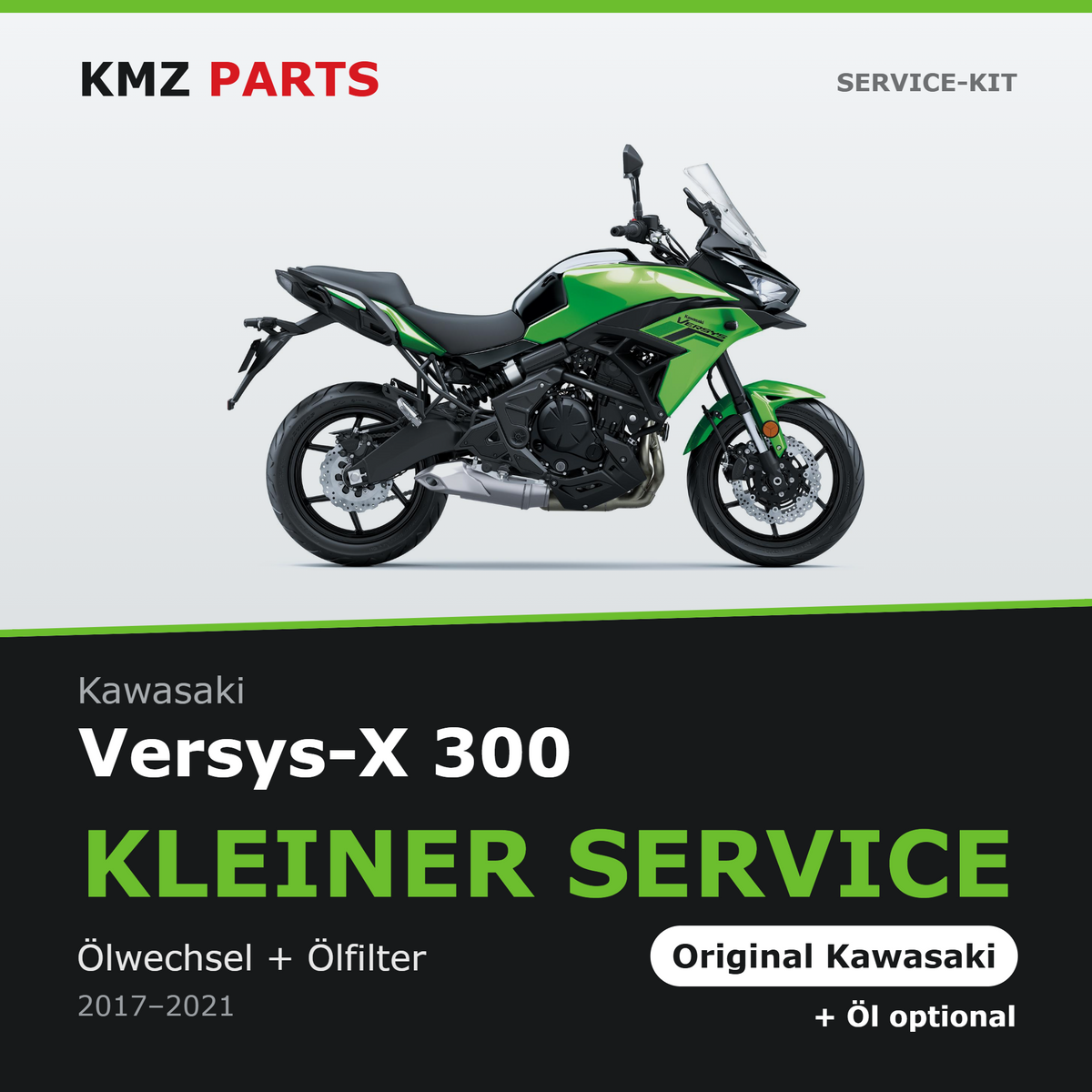 Kawasaki Versys-X 300 Service-Kit – Kleiner Service