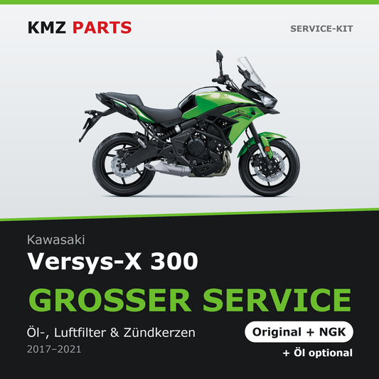 Kawasaki Versys-X 300 Service-Kit – Großer Service