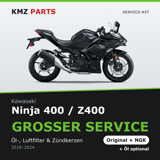 Kawasaki Ninja 400 / Z400 Service-Kit – Großer Service