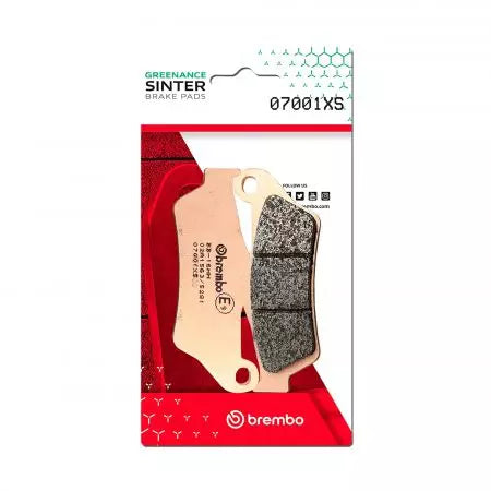 Bremsbeläge Bremsbelagsatz Brembo (2 Stück) 07001XS