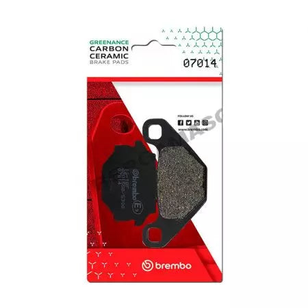 Bremsbeläge Bremsbelagsatz Brembo (2 Stück) 07014CC Carbon Ceramic