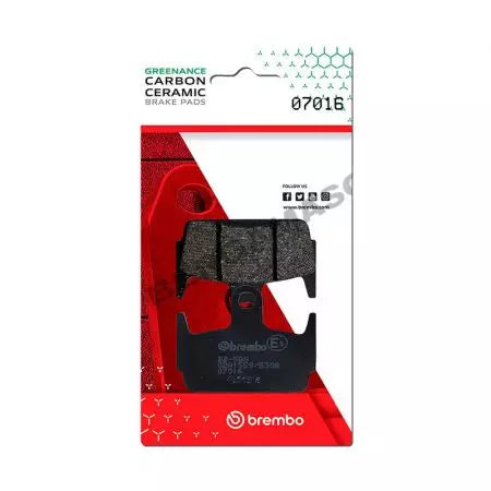 Bremsbeläge Bremsbelagsatz Brembo (2 Stück) 07016CC Carbon Ceramic