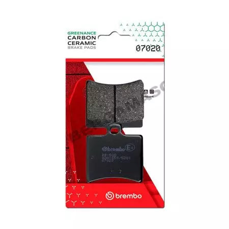 Bremsbeläge Bremsbelagsatz Brembo (2 Stück) 07020CC Carbon Ceramic