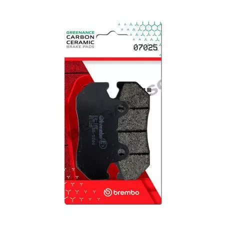 Bremsbeläge Bremsbelagsatz Brembo (2 Stück) 07025 Carbon Ceramic