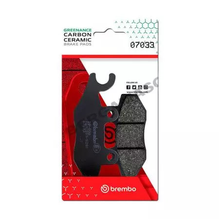 Bremsbeläge Bremsbelagsatz Brembo (2 Stück) 07033CC Carbon Ceramic