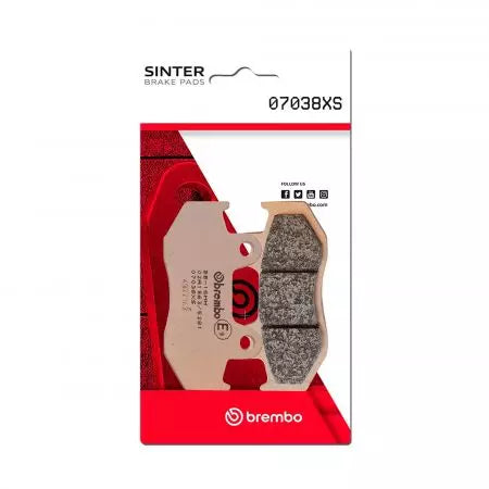 Bremsbeläge Bremsbelagsatz Brembo (2 Stück) 07038XS