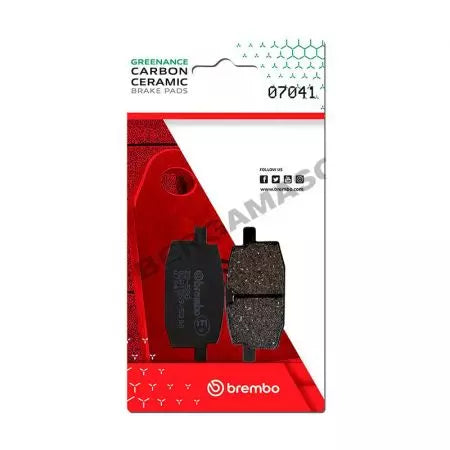 Bremsbeläge Bremsbelagsatz Brembo (2 Stück) 07041CC Carbon Ceramic