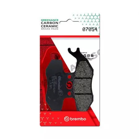 Bremsbeläge Bremsbelagsatz Brembo (2 Stück) 07054CC Carbon Ceramic