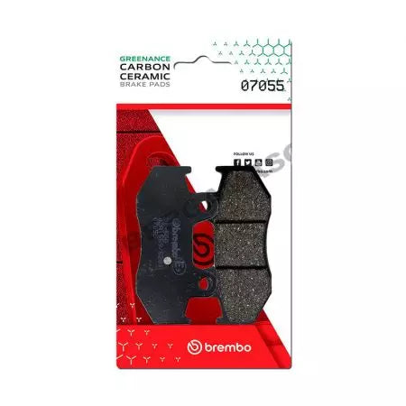 Bremsbeläge Bremsbelagsatz Brembo (2 Stück) 07055CC Carbon Ceramic