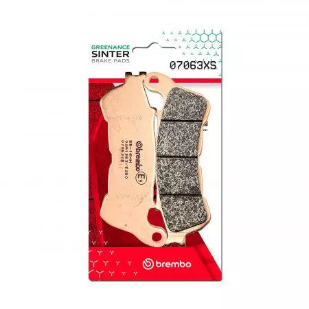 Bremsbeläge Bremsbelagsatz Brembo (2 Stück) 07063XS