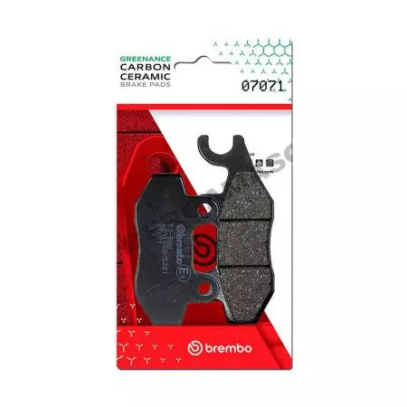 Bremsbeläge Bremsbelagsatz Brembo (2 Stück) 07071CC Carbon Ceramic