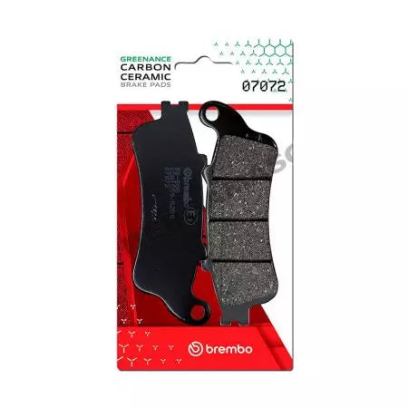 Bremsbeläge Bremsbelagsatz Brembo (2 Stück) 07072CC Carbon Ceramic