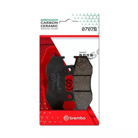 Bremsbeläge Bremsbelagsatz Brembo (2 Stück) 07078CC Carbon Ceramic