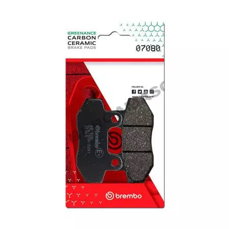 Bremsbeläge Bremsbelagsatz Brembo (2 Stück) 07080CC Carbon Ceramic