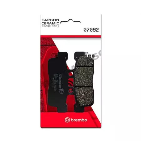 Bremsbeläge Bremsbelagsatz Brembo (2 Stück) 07092CC Carbon Ceramic