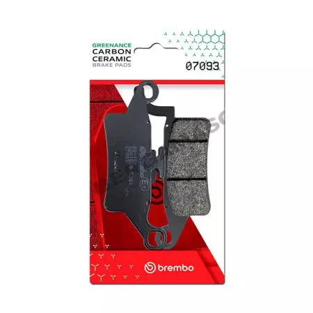 Bremsbeläge Bremsbelagsatz Brembo (2 Stück) 07093CC Carbon Ceramic