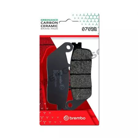 Bremsbeläge Bremsbelagsatz Brembo (2 Stück) 07098CC Carbon Ceramic