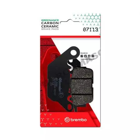 Bremsbeläge Bremsbelagsatz Brembo (2 Stück) 07113CC Carbon Ceramic