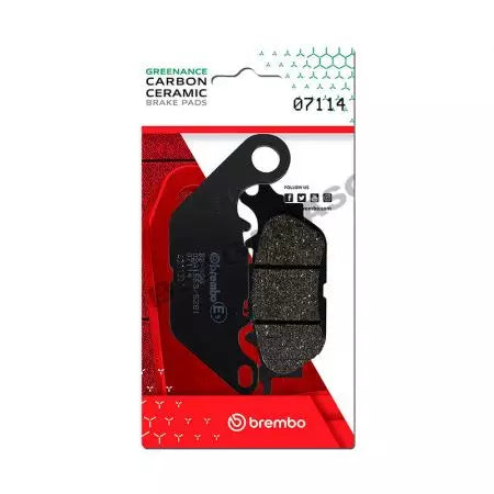 Bremsbeläge Bremsbelagsatz Brembo (2 Stück) 07114CC Carbon Ceramic