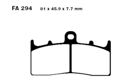 Bremsklötze EPFA 294 HH 1x Satz (2 Stück)