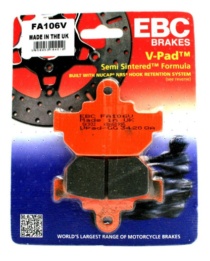 Bremsklötze Bremsbeläge EBC FA 106 V