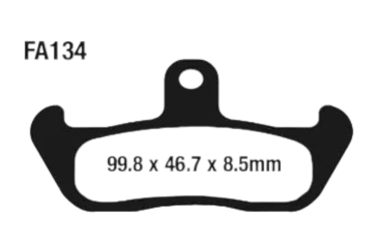 Bremsklötze Bremsbeläge EBC FA 134 1x Satz (2 Stück)