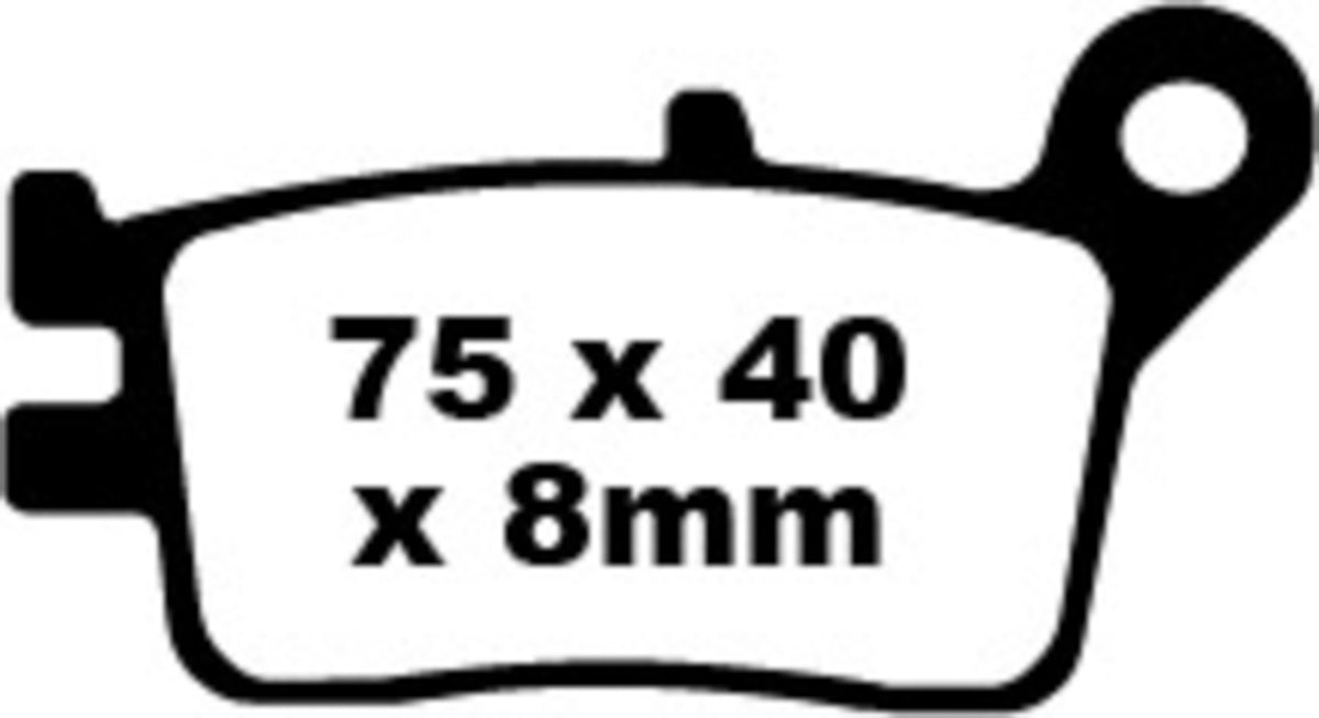 Bremsbeläge EBC FA 153 (2 Stk.)