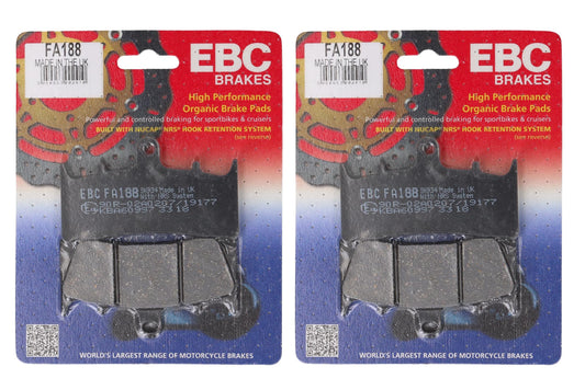 Bremsklötze Bremsbeläge EBC FA 188 1x Satz (2 Stück)