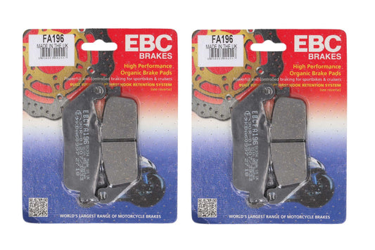 Bremsklötze Bremsbeläge EBC FA 196 1x Satz (2 Stück)