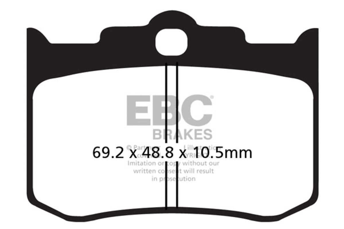 Bremsbeläge EBC FA 216/2 HH (2 Stk.)