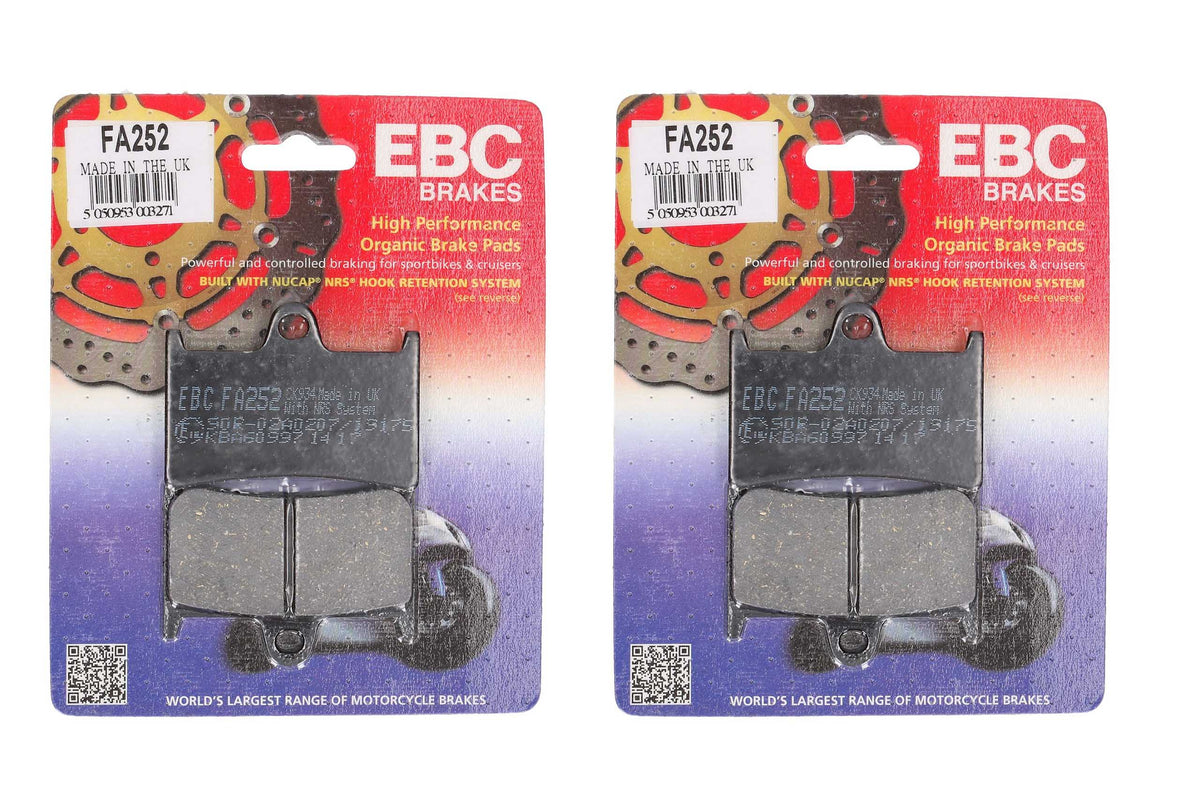 Bremsklötze Bremsbeläge EBC FA 252 1x Satz (2 Stück)