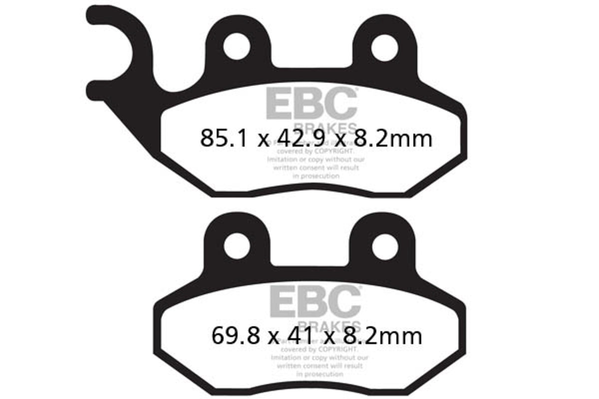 Bremsbeläge EBC FA 264 HH (2 Stk.)