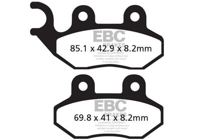 Bremsbeläge EBC FA 264 HH (2 Stk.)