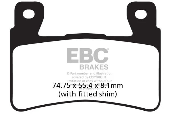 EBC FA 265 GFA HH Bremsbeläge (2 Stk.)