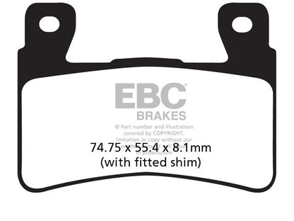 EBC FA 265 GFA HH Bremsbeläge (2 Stk.)
