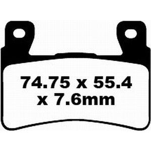 Bremsklötze Bremsbeläge EBC FA 296 HH 1x Satz (2 Stück)