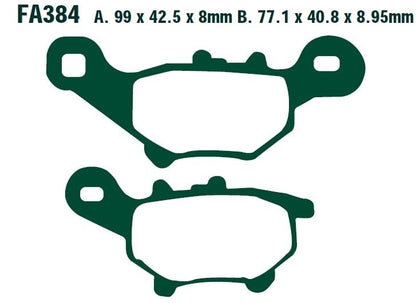 EBC FA 384 Bremsbeläge (2 Stk.)