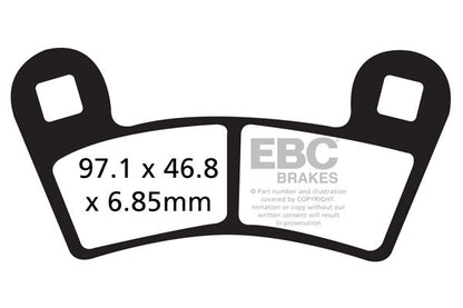 EBC FA 456 SXR HH Bremsbeläge (2 Stk.)