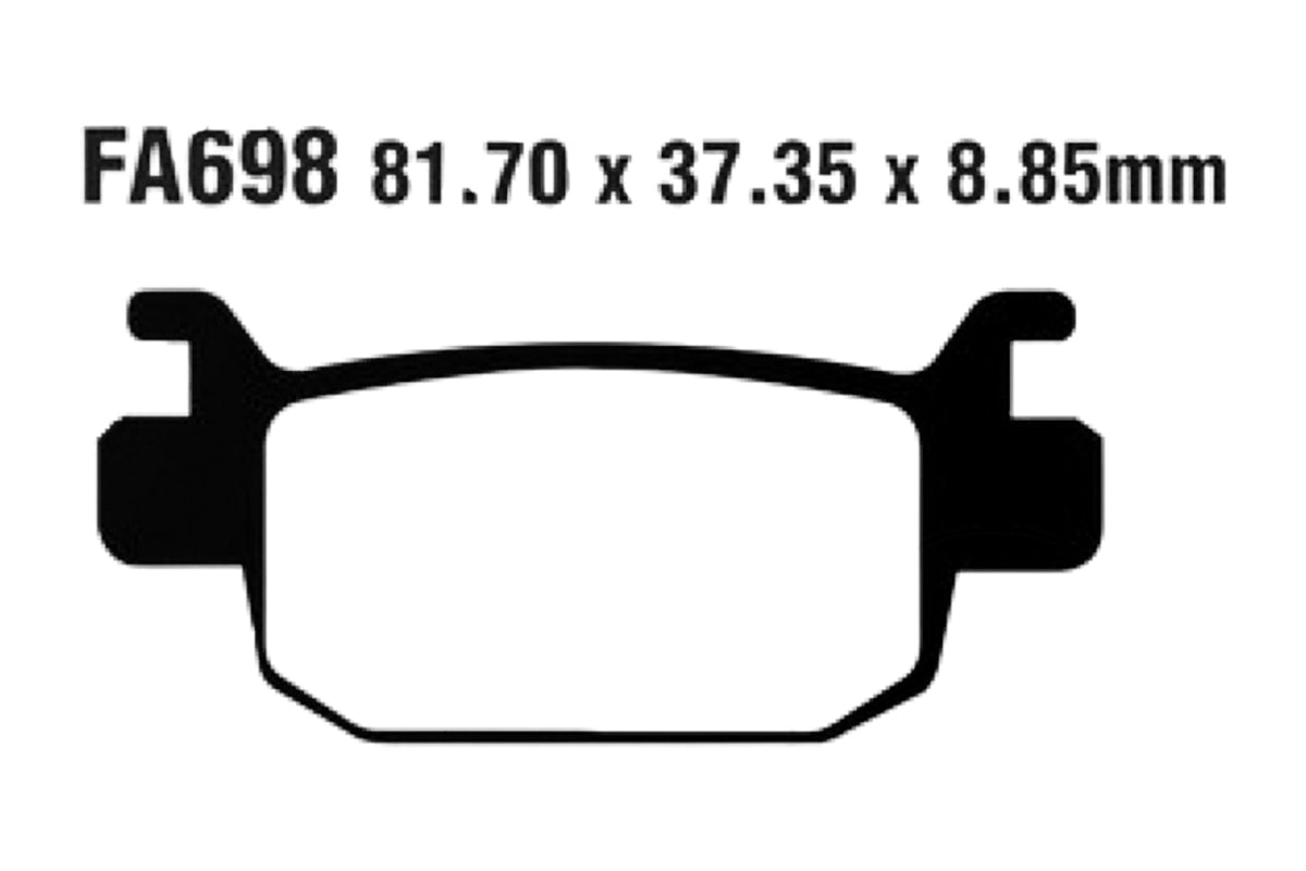Bremsklötze Bremsbeläge EBC FA 698 1x Satz (2 Stück)