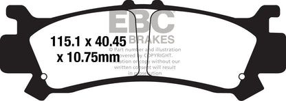 Bremsbeläge EBC FA 701 TT (2 Stk.)