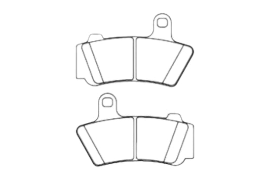 Bremsklötze Bremsbeläge EBC FA 748 HH 1x Satz (2 Stück)