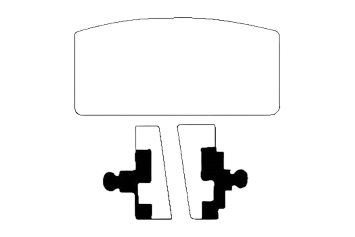 Bremsklötze Bremsbeläge EBC FA 022 V 1x Satz (2 Stück)