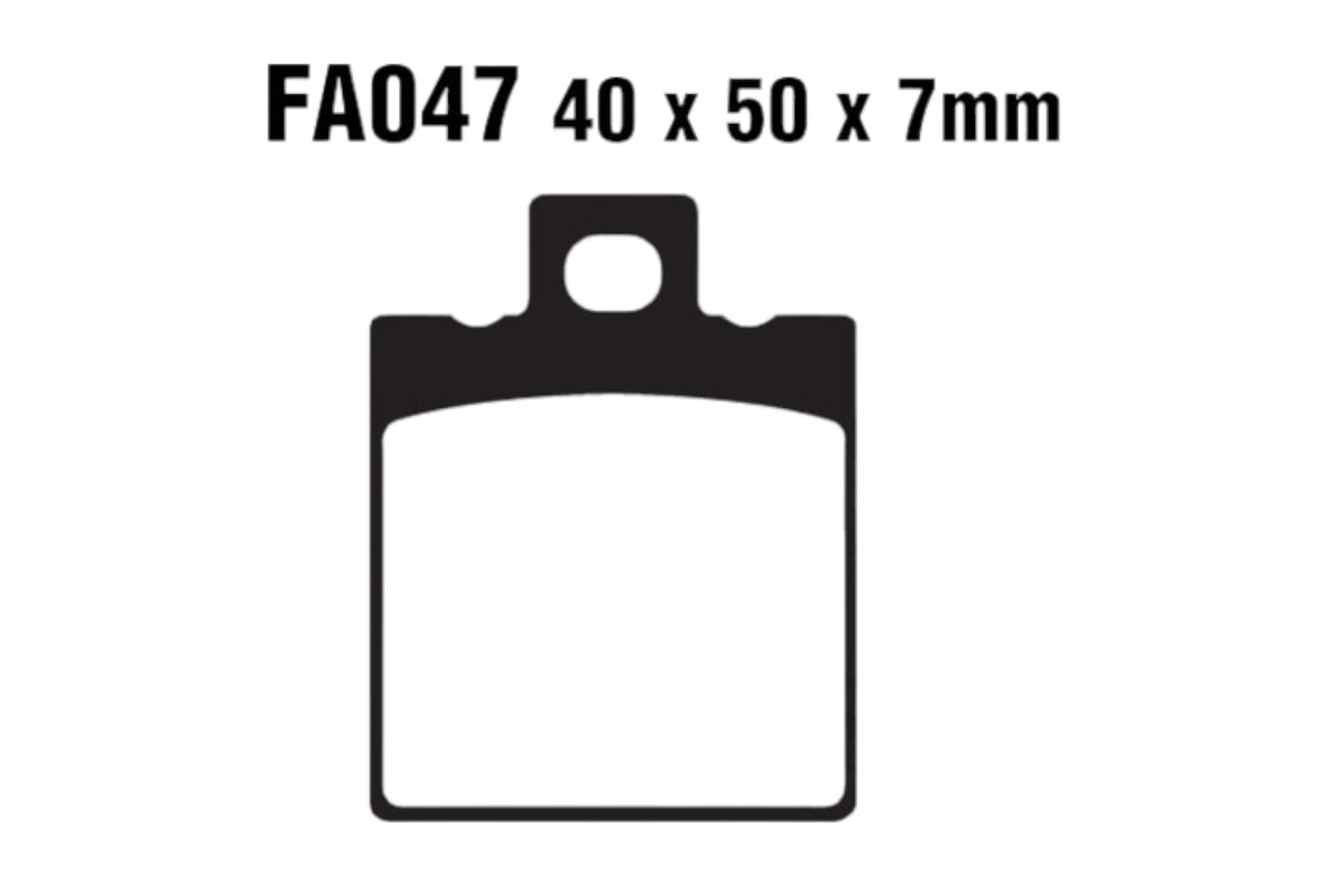 Bremsklötze Bremsbeläge EBC FA 047 V 1x Satz (2 Stück)