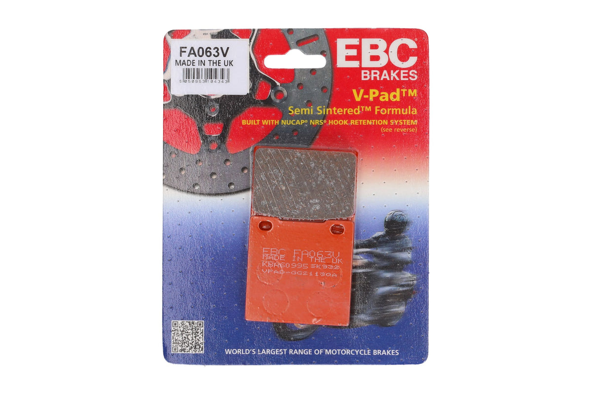 Bremsklötze Bremsbeläge EBC FA 063 V 1x Satz (2 Stück)