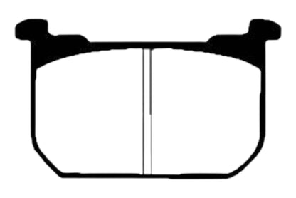 Bremsklötze Bremsbeläge EBC FA 068 V 1x Satz (2 Stück)