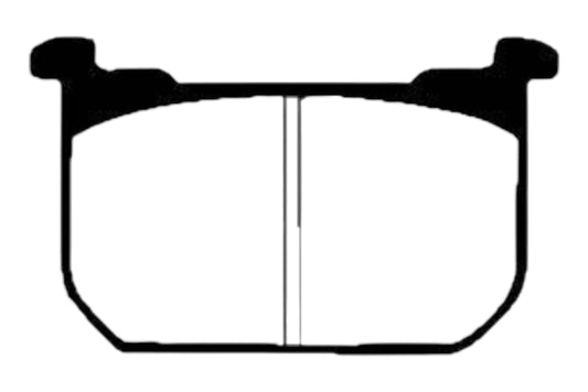 Bremsklötze Bremsbeläge EBC FA 068 V 1x Satz (2 Stück)