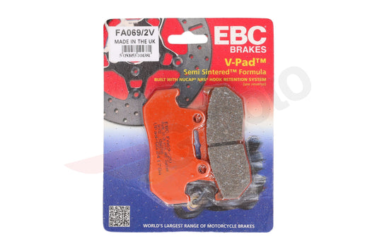 Bremsklötze Bremsbeläge EBC FA 069/2 V 1x Satz (2 Stück)