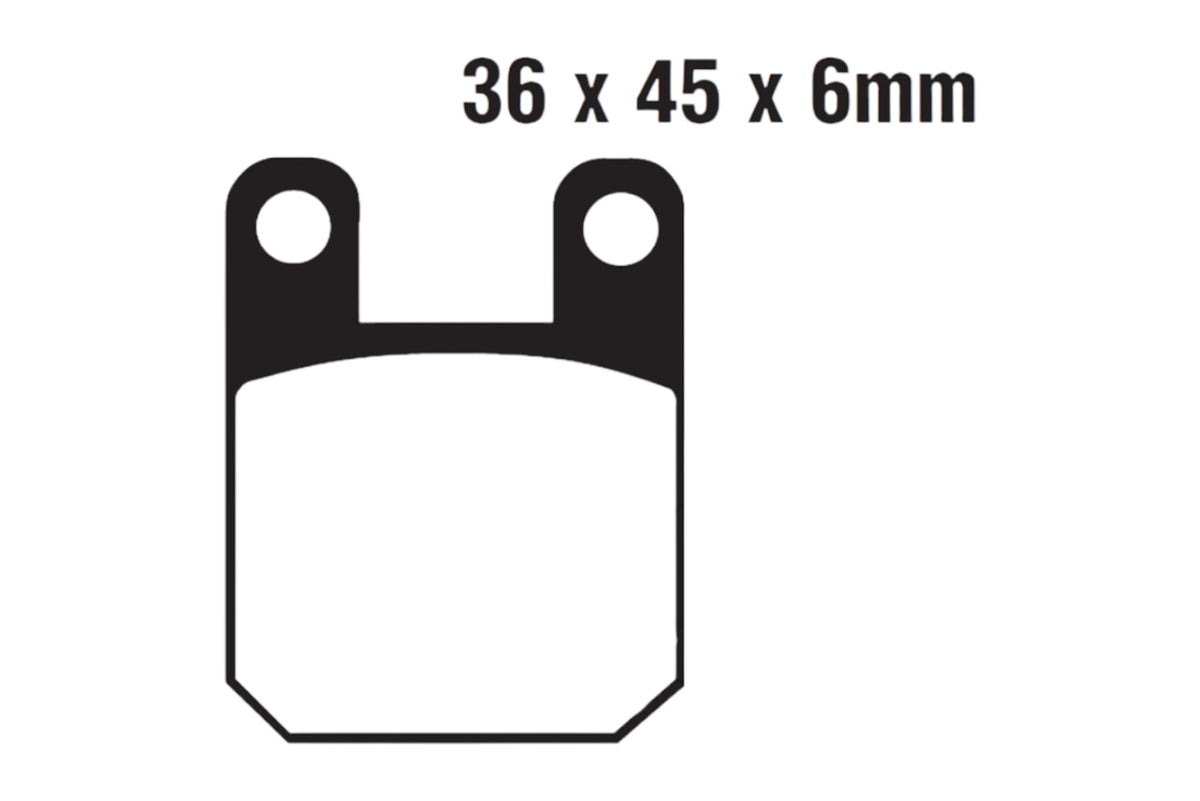 Bremsklötze Bremsbeläge EBC FA 115 R 1x Satz (2 Stück)