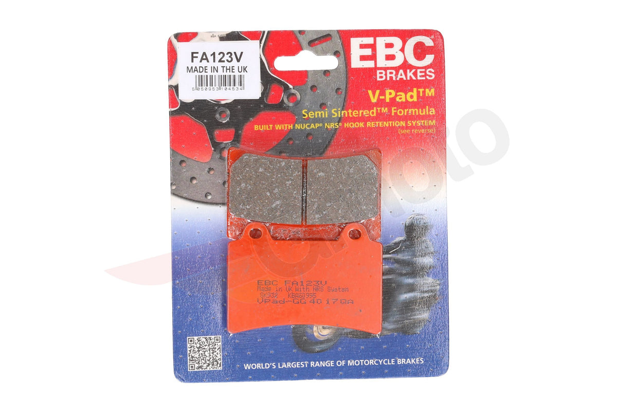 Bremsklötze Bremsbeläge EBC FA 123 V 1x Satz (2 Stück)